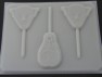 2425 Dracula Ghoul Face Chocolate or Hard Candy Lollipop Mold